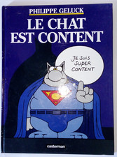 Ph. Geluck  DEDICACE - Le chat est content - Eo - Signature personnalisée