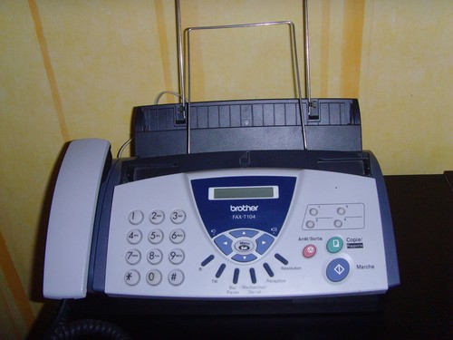 Téléphone fax brother 104 - brother, t