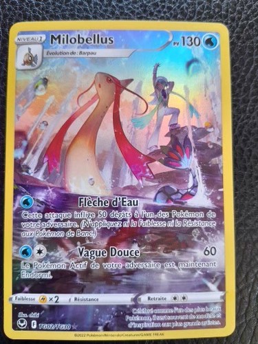Carte pokemon milobellus - carte,
