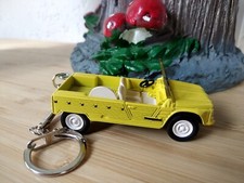 Porte clé Citroën Méhari jaune en métal, neuf,idée cadeau sympa