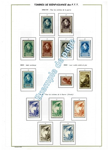 Album timbres imprimer - album,