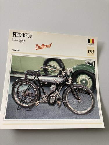 Piedboeuf moto légère - , 1903