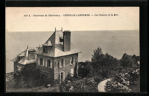 Cpa greville landemer les - greville-landemer,,