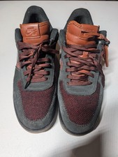 Nike Air Force 1 Low Shoes Mens Size 14 Gray Brown Pendleton Wool Suede Collab