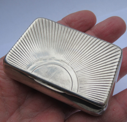 Ancien tabatiere argent solid - argent,