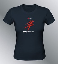 Tee shirt personnalise Hayabusa GSX-R S M L XL femme noir GSXR 1300 moto
