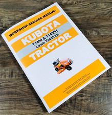 Kubota T1400 T1400H Lawn Tractor Workshop Service Manual Shop Repair Book