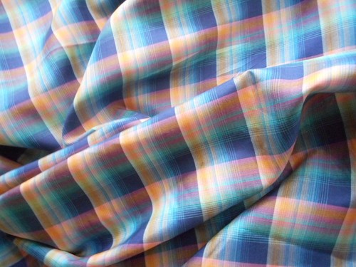 Tissu damas rose bleu - damas,