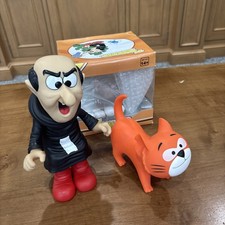 Large Smurfs Rare Gargamel And Azrael Figures