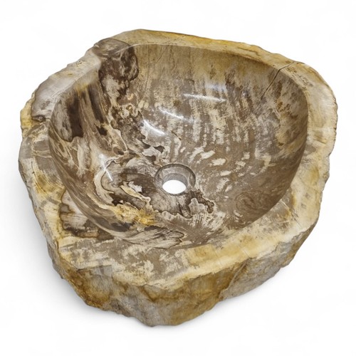 évier pétrifié bois 45x40cm - Évier,