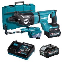 Perforateur-burineur SDS-PLUS 40V max - 28 mm XGT avec kit d'aspiration - MAKITA