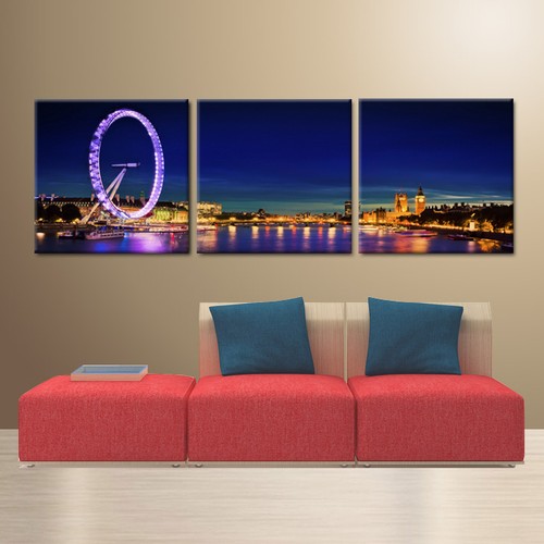 London eye modern wall art - modern,