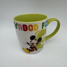 MUG WALT DISNEY  MICKEY ALPHABET E  EXCLUSIVITE DISNEYLAND PARIS  9,5 cm