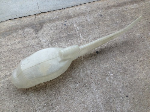 Fuselage fibre bell pour - bell,