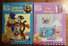 Winnie the Pooh Celebrate Holidays, Tissue Box Covers, 4 Baby Plastic Canvas (3)