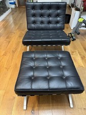 Fauteuil et repose-pieds