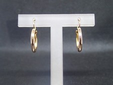 Créole en Or jaune 750/ème de 0.91g  / Bijoux d'occasion