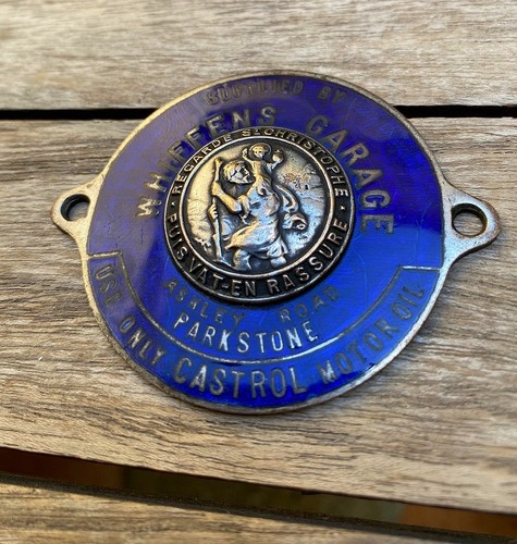 Car badge medaille saint - car,