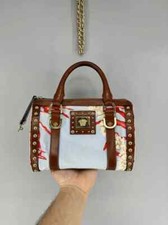 2005 Versace by Donatella Micro/Mini Ocean Themed Duffle Bag - Rare Luxury Desig