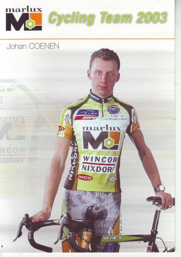 Cyclisme carte cycliste johan - cyclisme,