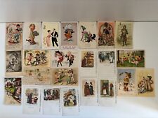 Lot de 23 CPA Cartes postales anciennes Illustrateurs