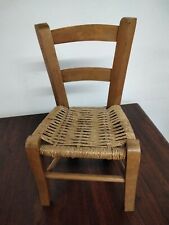 Chaise enfant vintage en bois