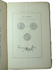 Envoi autographe Ed. Van Hende. Notice sur Jean Wouters + jetons frappé Armes