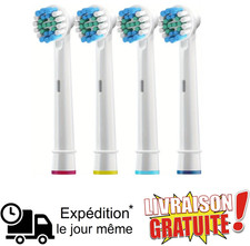 4 Têtes de Recharge Brosse à