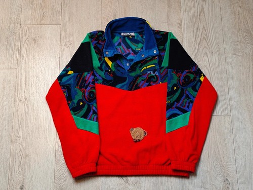 Sweat polaire vintage fila - sweat,