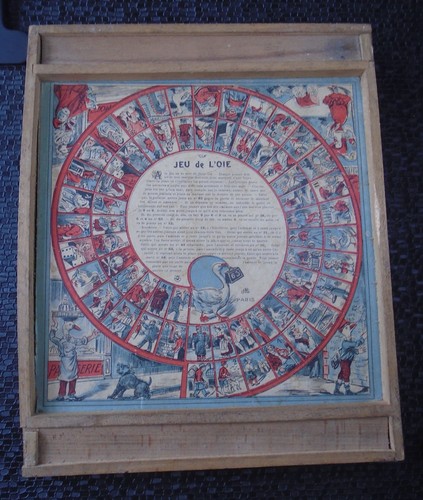 Ancien jeu oie - ancien, de
