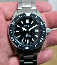 New Seiko Prospex Divers 'Custom' Watch Black Dial and Matt Black Bezel 4R36
