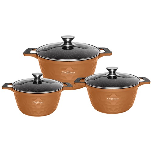 Set marmites 24 - de, 20-24-28cm