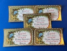 LOT OF 5 LABELS / LEKELE FLOWER SOAP / DISHWASHER / PERFUMERY / SOAP / PERFUME