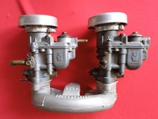DOUBLE CARBURETOR INTAKE MANIFOLD Fiat 1100 A B E, 103 PRIMA S, SIMCA 8