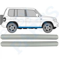 MITSUBISHI PAJERO PININ 1998-2007 Tôle de Réparation de Seuil / Paire