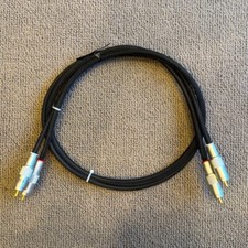 Goldmund LINEAL IC Analog Interconnect Cable RCA 1.0m USED JAPAN telos mimesis
