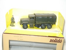 SOLIDO, camion américain militaire kaiser jeep baché satiné + étoile décalc