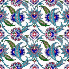 Carrelage Mural Turc Coloré 12 pieces Céramique Iznik Avec Motif 20x20cm-Kelebek