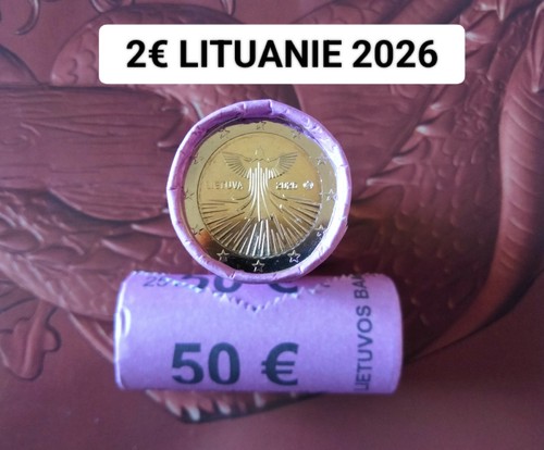 Pièce euros lituanie 2026 - 2,