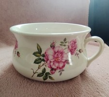 GRAND POT DE CHAMBRE EN CERAMIQUE ANGLAISE PORTMEIRION - VINTAGE DÉCOR FLORAL