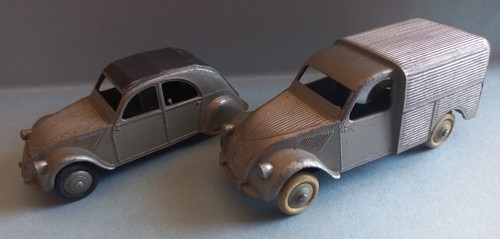Lot deux 2 cv citroën - de,