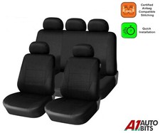 Siège Housses Protecteurs Noir Set Complet Tissu Pour Opel Corsa Astra Insignia