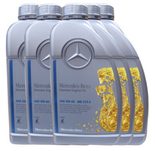 10 LITRES ORIGINAL MERCEDES BENZ 5w40 engine oil MB 229.5 synthetic 5w-40