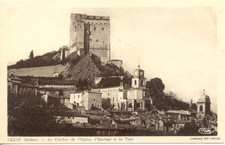 CREST le clocher de l'église