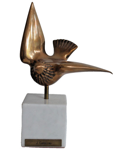 Bronze sculpture oiseau josé - bronze,