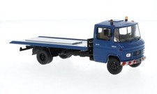 MB Mercedes Benz L 608 D - Abschleppwagen - 1980 - blue - IXO 1:43