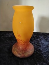 Vase en pâte de verre de