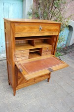 secrétaire d époque  louis xvi en noyer du 18e siécle