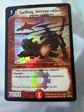 carte duel masters Gatling, terreur céleste 79/110 Très Rare