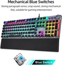 AULA F2088 Clavier Gaming Mécanique  RGB